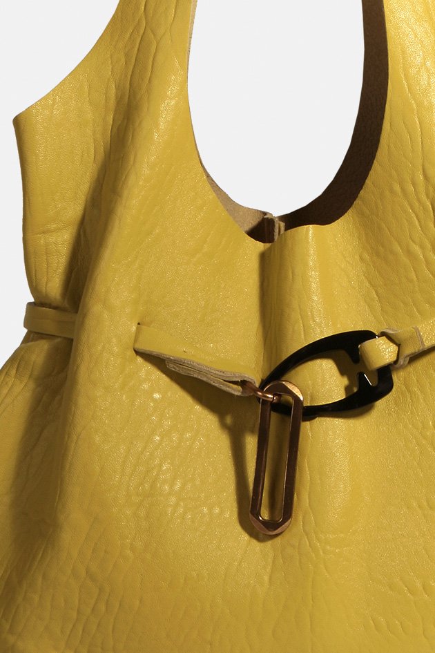 TITIAGBJauneDetail Sac Cabas Titi Césaire Paris Sac made in France