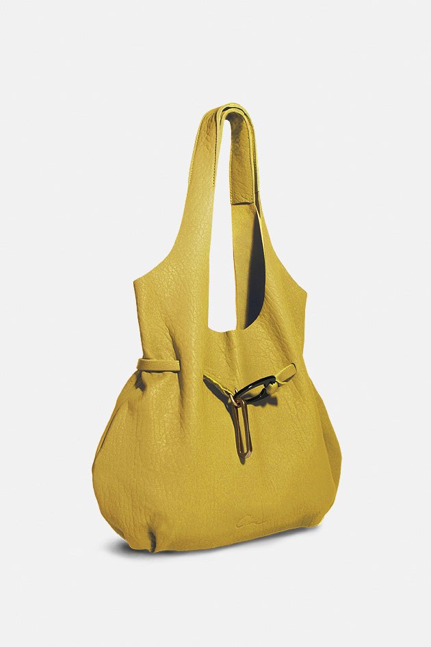 TITIAGBJauneProfil Sac Cabas Titi Césaire Paris Sac made in France