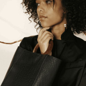 Totem – Cuir de buffle grainé – Craie