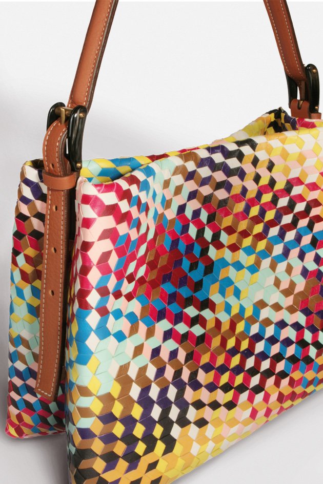 Noa woven leather tote bag Césaire Paris Made in France