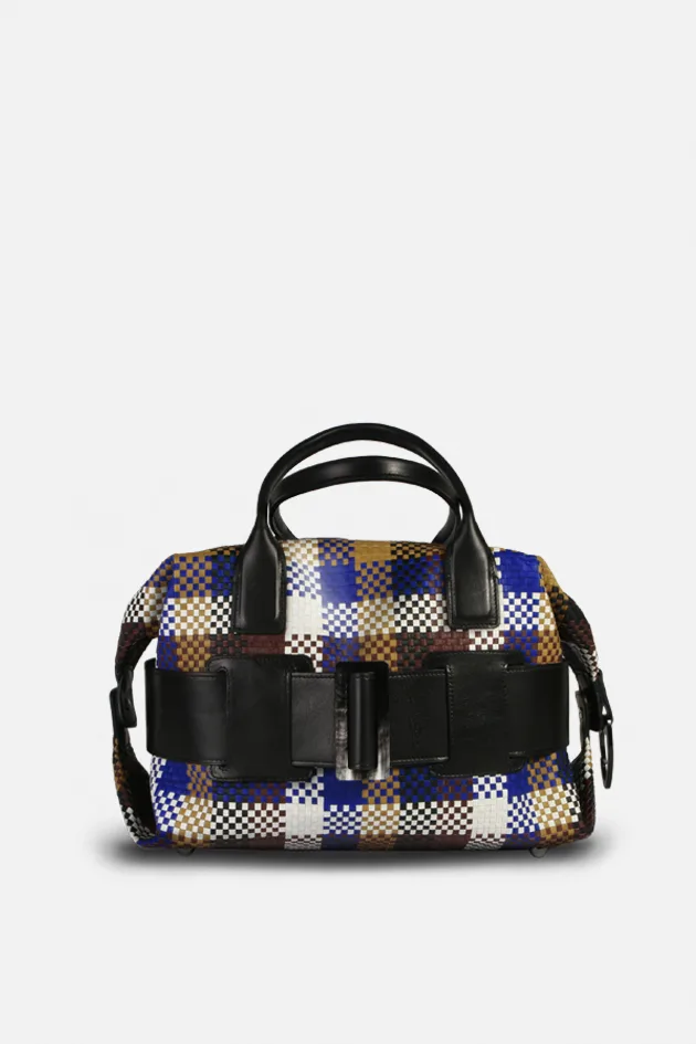 GabinTresBleuFace.jpg Big woven bag - Césaire Paris - Made in France