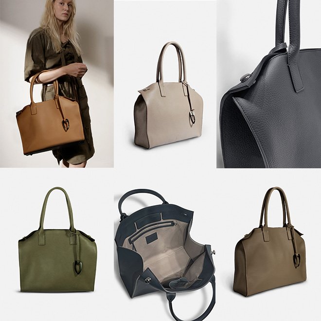 Sac Cabas Icone - Fabriqué en France - Césaire Maroquinerie Paris