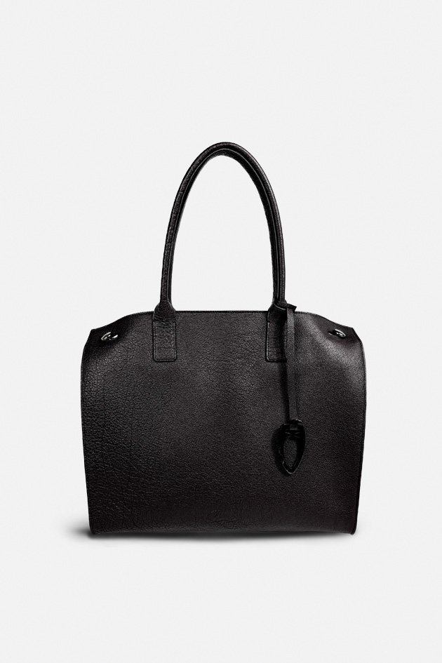 IconeBUFNoirFace Sac cabas Icône – Césaire Paris – Maroquinerie Française