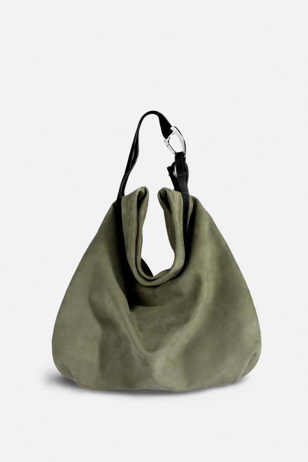 LittleJohNubOliveNoirFace Sac bandoulière modulable Joh Césaire Paris Sac Créateur Français