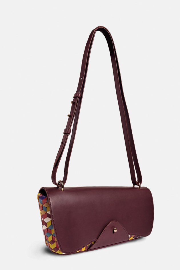 Sac bandoulière tressé Vintage Césaire Paris Made in France