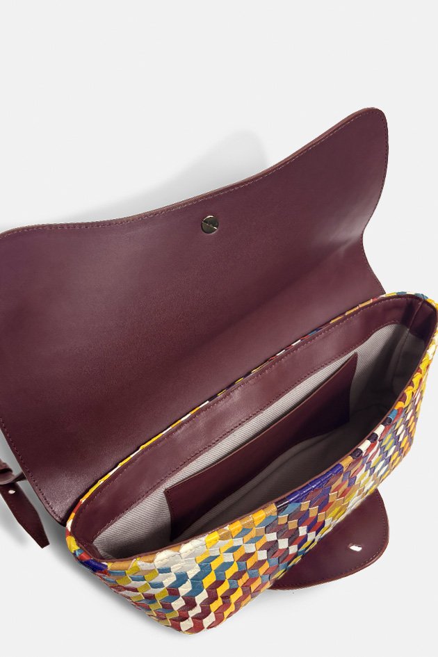 Sac bandoulière tressé Vintage Césaire Paris Made in France