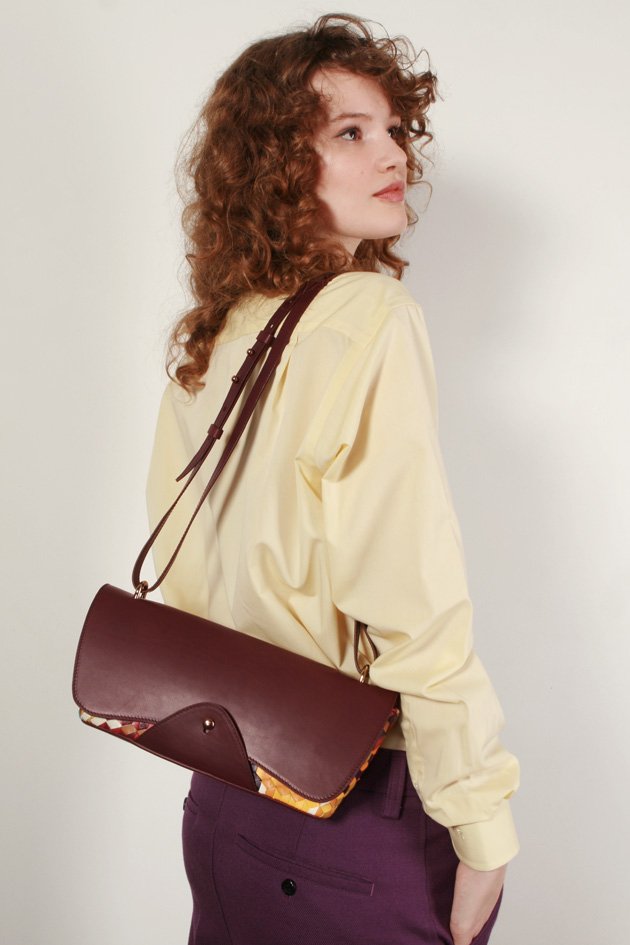 Sac bandoulière tressé Vintage Césaire Paris Made in France