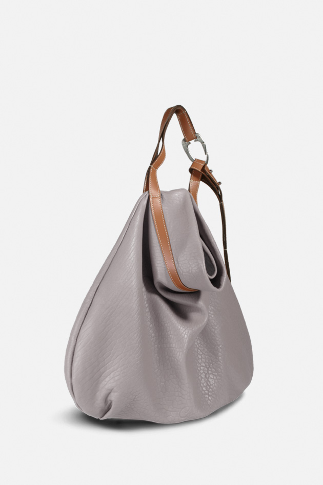 LittleJohAGBTourterelleProfil Sac cabas modulable cuir - Césaire - Maroquinerie artisanale fabriquée en France