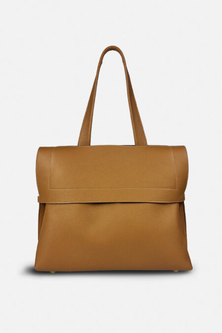 Grand sac cuir ordinateur - Césaire Paris sac artisanal créateur Français