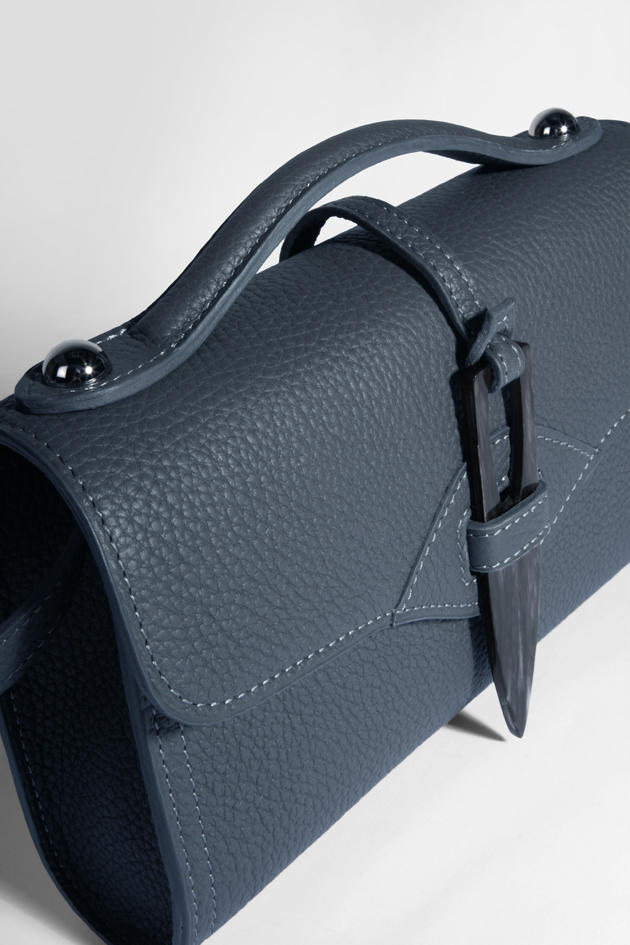 GaiaRAGArdoiseDetailB Sac bandoulière Gaïa - Césaire Paris – Sac bandoulière fabriqué en France