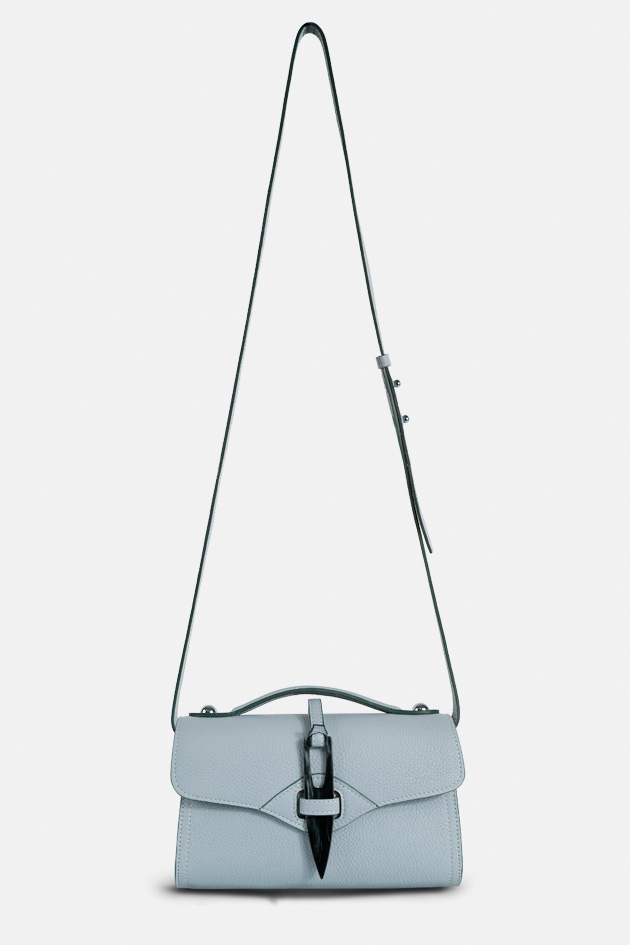 GaiaRAGCielTranGrisFoncBand Shoulder bag Gaïa - Césaire Paris – Shoulder bag made in France